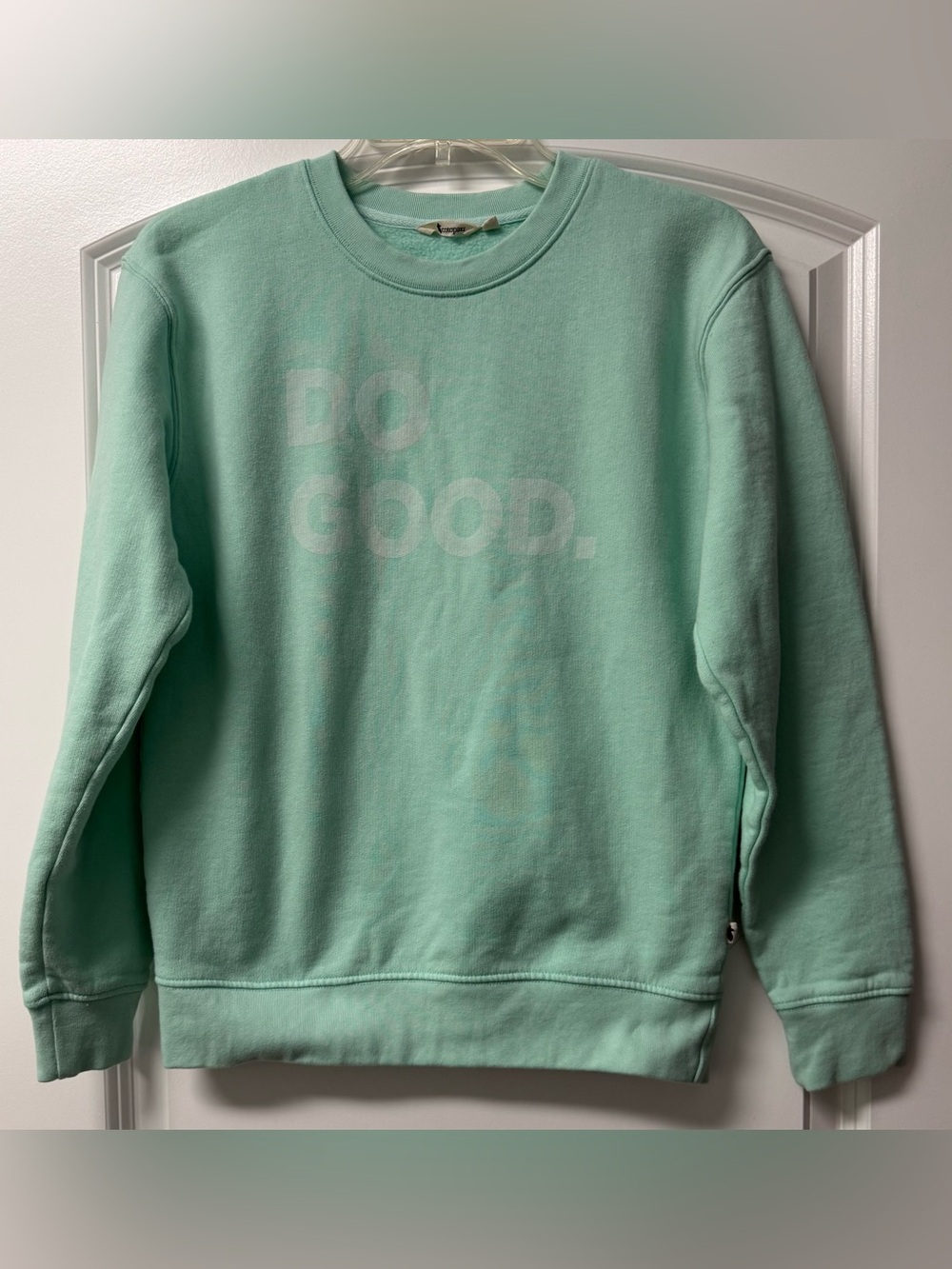 cotopaxi Mint Green Crewneck Sweatshirt Sz Small “Do Good”